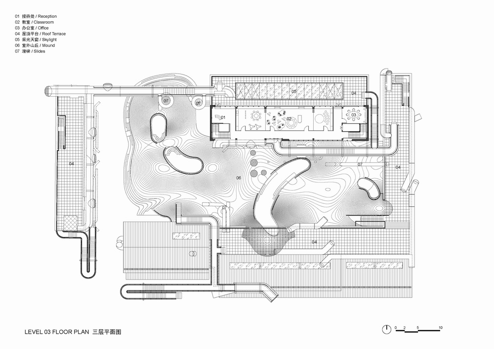 BIM建筑|山丘屋面和管道滑梯:The Playscape儿童成长中心/waa未觉建筑 BIM建筑|山丘屋面和管道滑梯:The Playscape儿童成长中心/waa未觉建筑