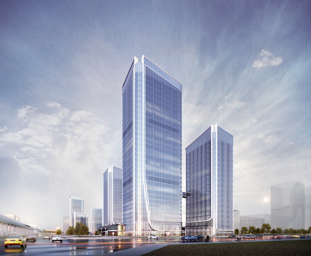 BIM建筑|招商蛇口西安丝路中心/上海三益 BIM建筑|招商蛇口西安丝路中心/上海三益