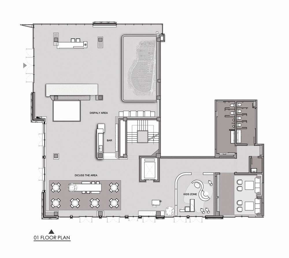 BIM建筑|中洲青岛半岛城邦售楼处/MYP设计事务所 BIM建筑|中洲青岛半岛城邦售楼处/MYP设计事务所
