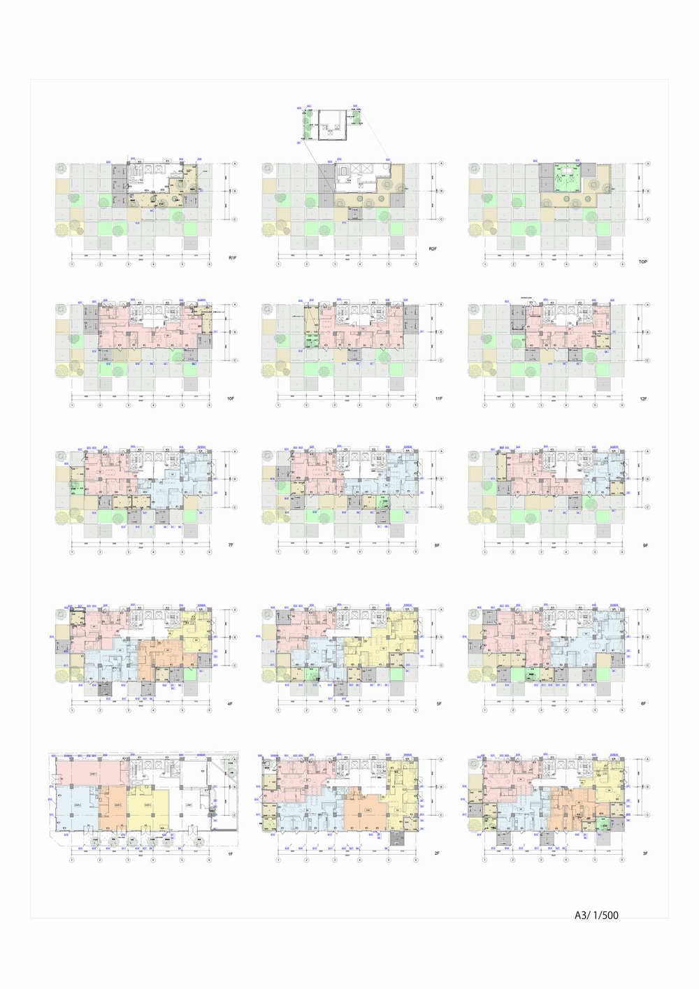 BIM建筑|‘台北屋顶’住宅 / 平田晃久建筑设计事务所 BIM建筑|‘台北屋顶’住宅 / 平田晃久建筑设计事务所