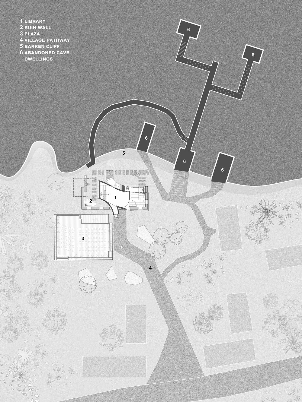 BIM建筑|微建筑系列 II – 废墟书屋/一树建筑 BIM建筑|微建筑系列 II – 废墟书屋/一树建筑