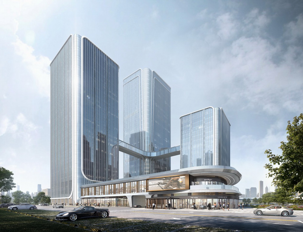 BIM建筑|招商蛇口西安丝路中心/上海三益 BIM建筑|招商蛇口西安丝路中心/上海三益