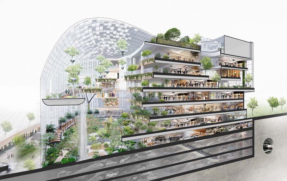 BIM建筑|香港置地重庆光环The Ring购物公园——PHA湃昂国际建筑设计 BIM建筑|香港置地重庆光环The Ring购物公园——PHA湃昂国际建筑设计