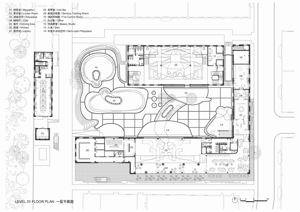 BIM建筑|山丘屋面和管道滑梯:The Playscape儿童成长中心/waa未觉建筑 BIM建筑|山丘屋面和管道滑梯:The Playscape儿童成长中心/waa未觉建筑