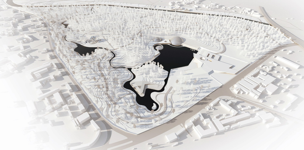 BIM建筑|山西太原穹顶植物园/DMAA BIM建筑|山西太原穹顶植物园/DMAA