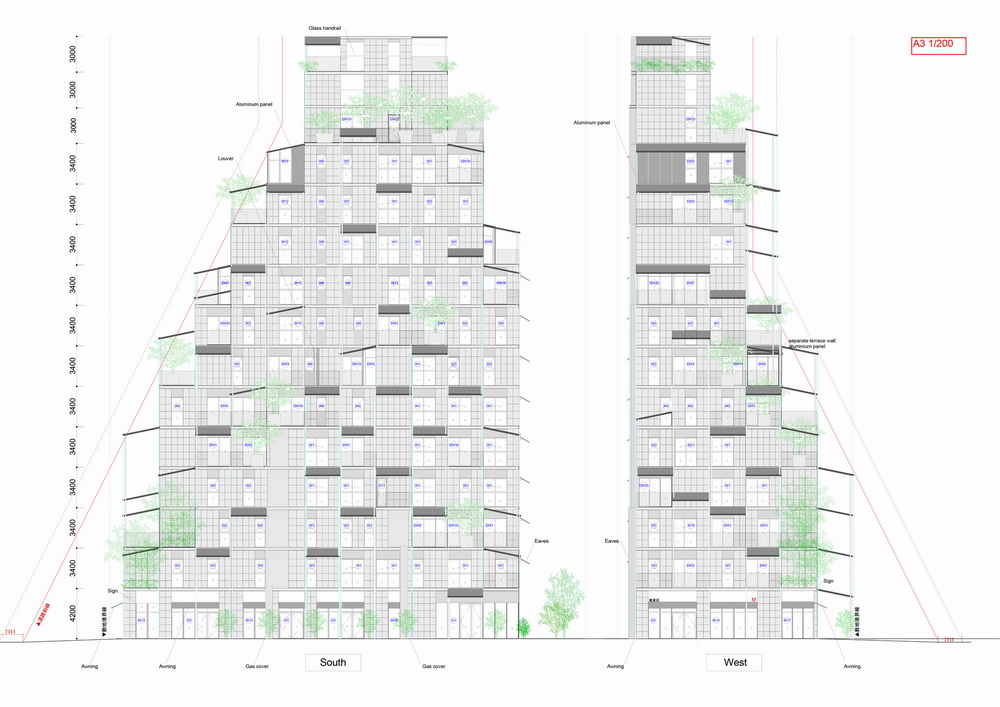 BIM建筑|‘台北屋顶’住宅 / 平田晃久建筑设计事务所 BIM建筑|‘台北屋顶’住宅 / 平田晃久建筑设计事务所