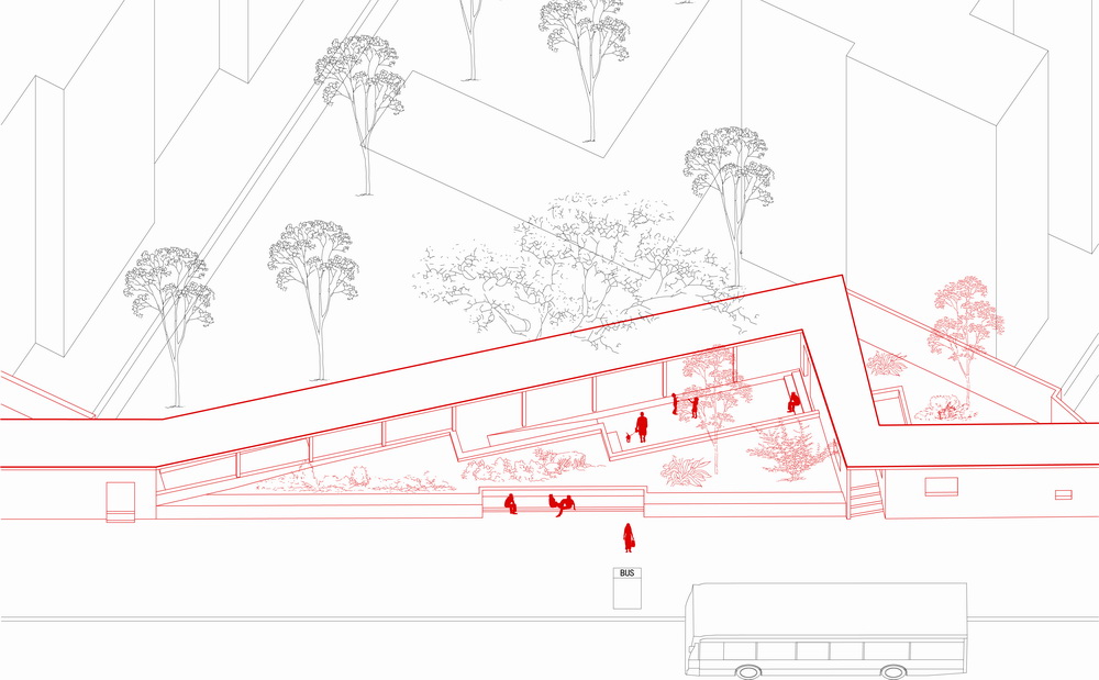 BIM建筑|居民区旁的复廊围墙/梓耘斋建筑 BIM建筑|居民区旁的复廊围墙/梓耘斋建筑