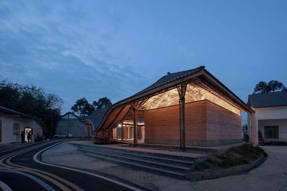 BIM建筑|成都金堂圆觉寺村村民中心 / 在行建筑 BIM建筑|成都金堂圆觉寺村村民中心 / 在行建筑