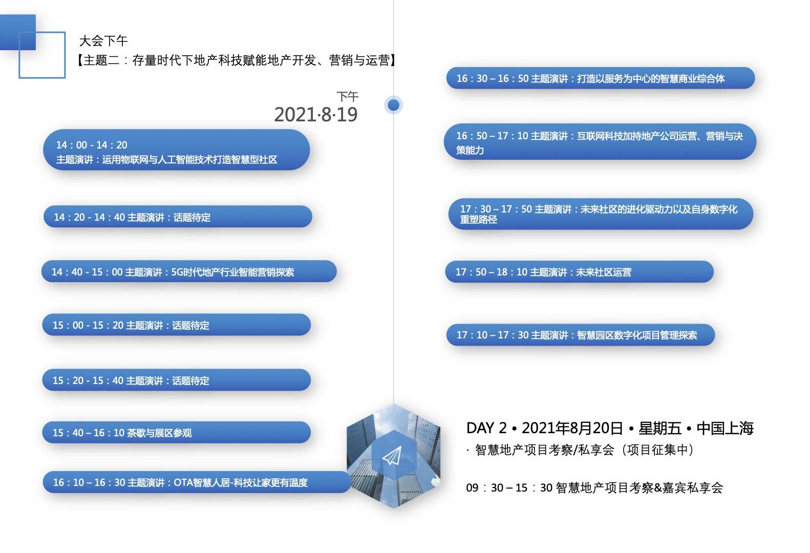第二届Smartprop智慧地产峰会将于2021年8月19日在上海举办 第二届Smartprop智慧地产峰会将于2021年8月19日在上海举办
