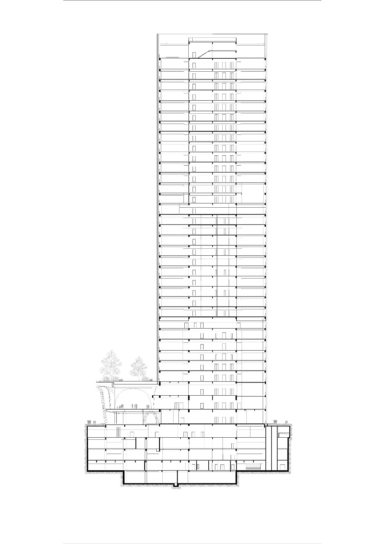 BIM建筑|与城市共享的大厅:国银•民生金融大厦/筑博设计 BIM建筑|与城市共享的大厅:国银•民生金融大厦/筑博设计