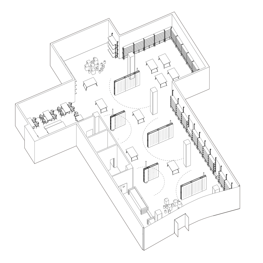 BIM建筑|无目的概念书店/罗宇杰工作室 BIM建筑|无目的概念书店/罗宇杰工作室