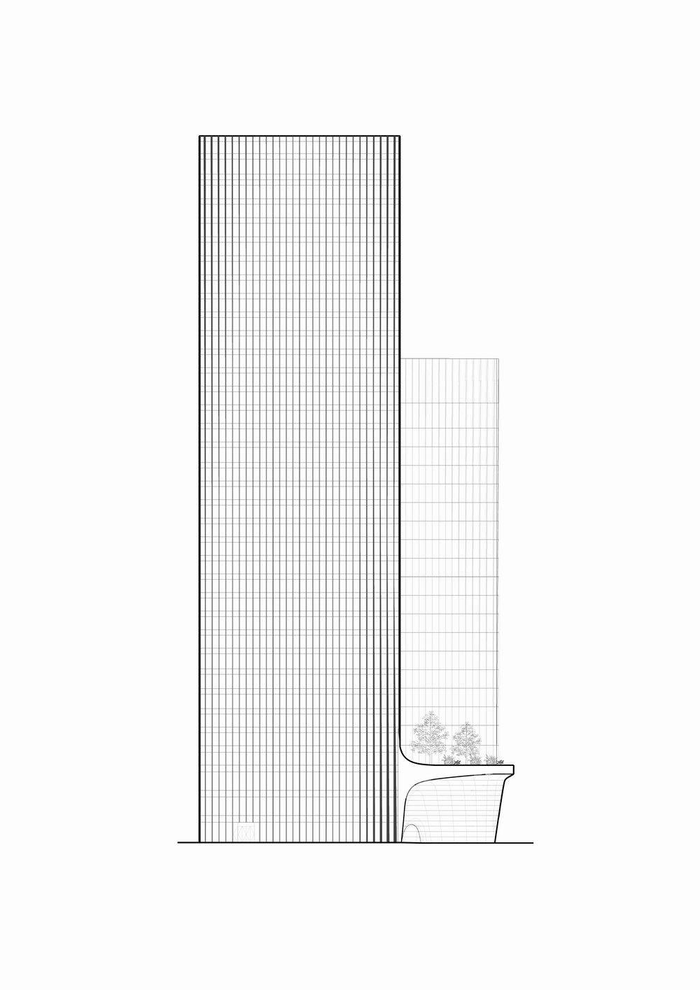 BIM建筑|与城市共享的大厅:国银•民生金融大厦/筑博设计 BIM建筑|与城市共享的大厅:国银•民生金融大厦/筑博设计