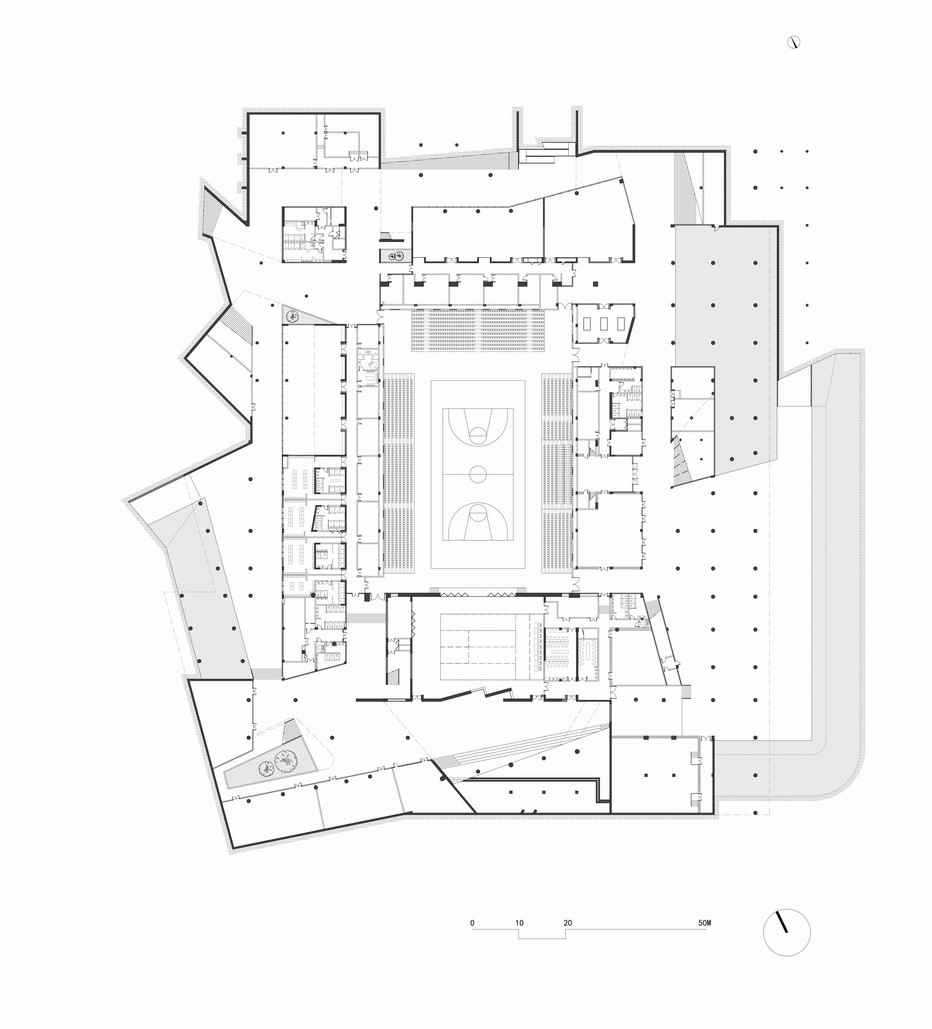 BIM建筑|中山大学珠海校区体育馆/BIAD华南设计中心 BIM建筑|中山大学珠海校区体育馆/BIAD华南设计中心