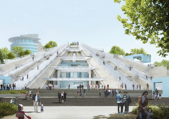 BIM建筑|MVRDV翻修地拉那“金字塔” BIM建筑|MVRDV翻修地拉那“金字塔”