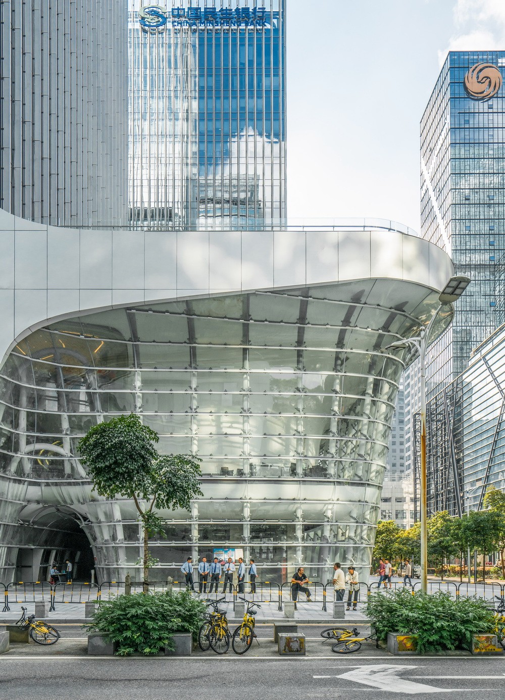 BIM建筑|与城市共享的大厅:国银•民生金融大厦/筑博设计 BIM建筑|与城市共享的大厅:国银•民生金融大厦/筑博设计