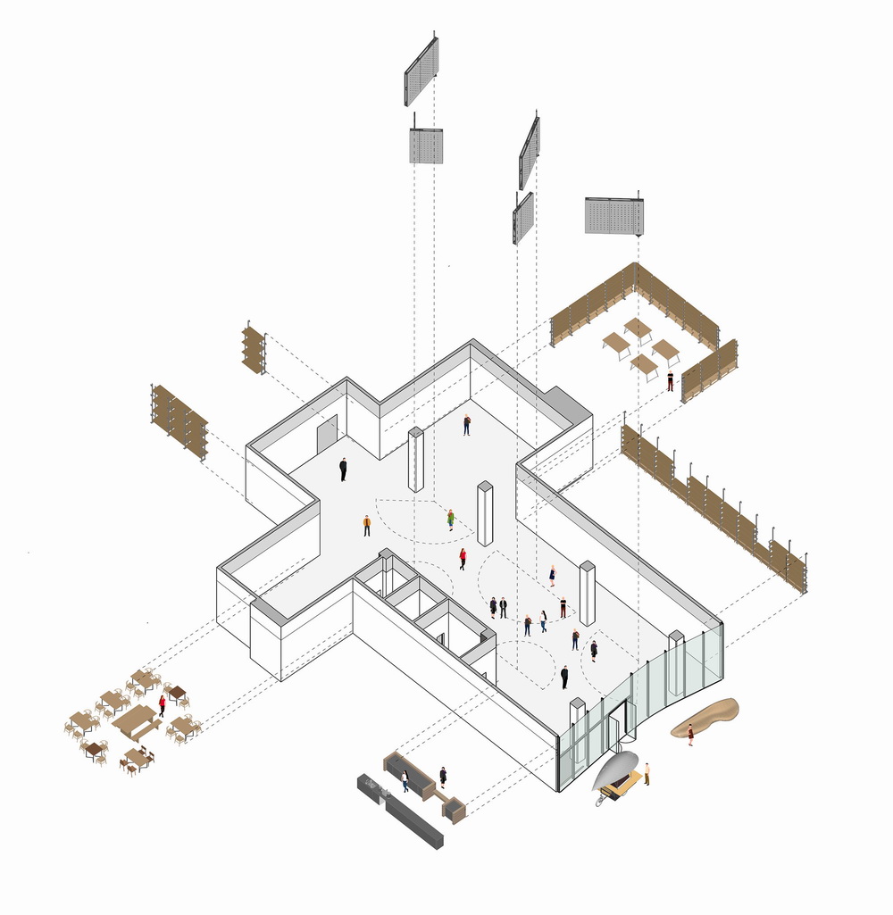 BIM建筑|无目的概念书店/罗宇杰工作室 BIM建筑|无目的概念书店/罗宇杰工作室