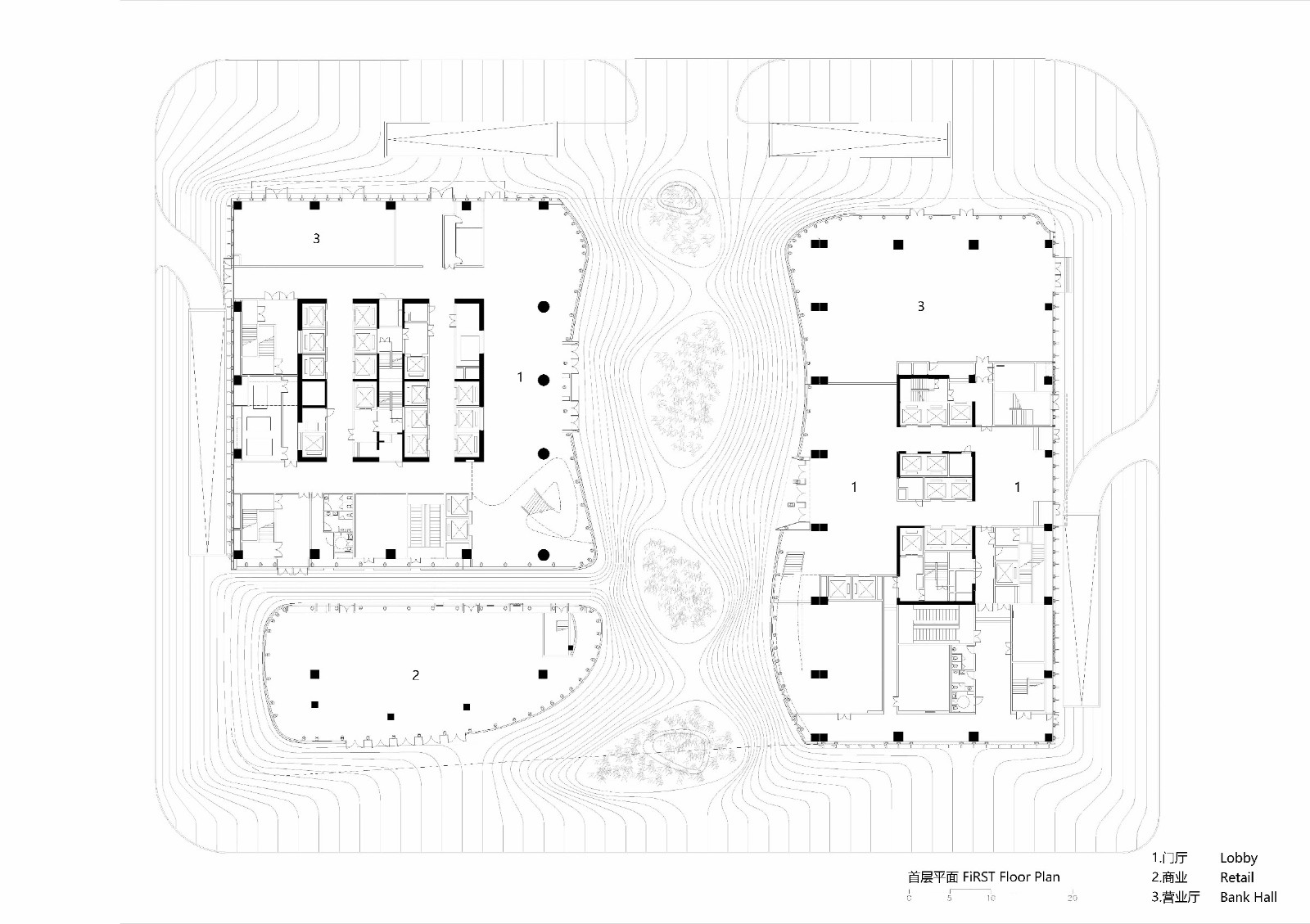 BIM建筑|与城市共享的大厅:国银•民生金融大厦/筑博设计 BIM建筑|与城市共享的大厅:国银•民生金融大厦/筑博设计
