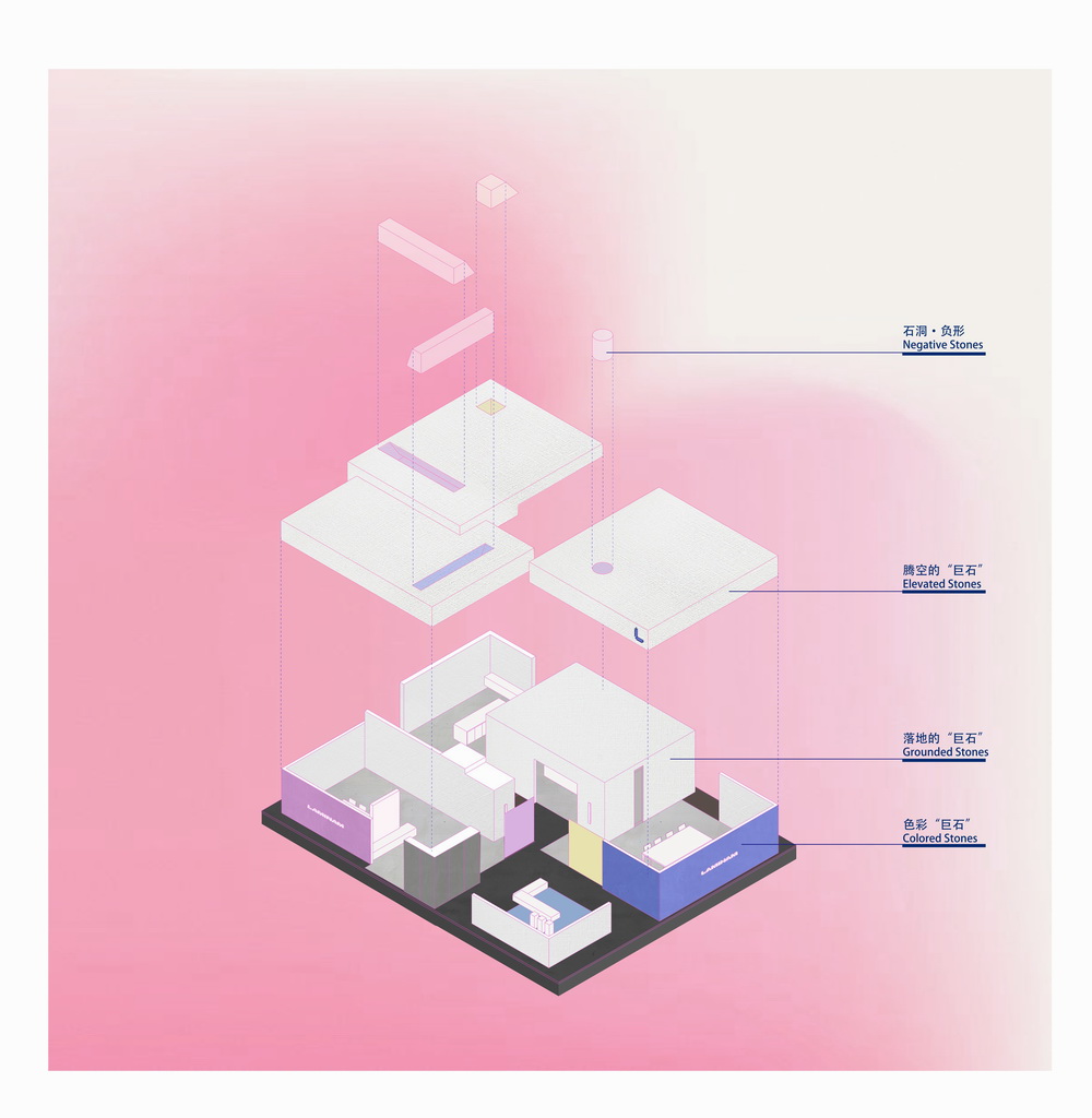 BIM建筑|将至上主义绘画转译成三维空间:层岩叠影展厅/朴居设计研究室 BIM建筑|将至上主义绘画转译成三维空间:层岩叠影展厅/朴居设计研究室