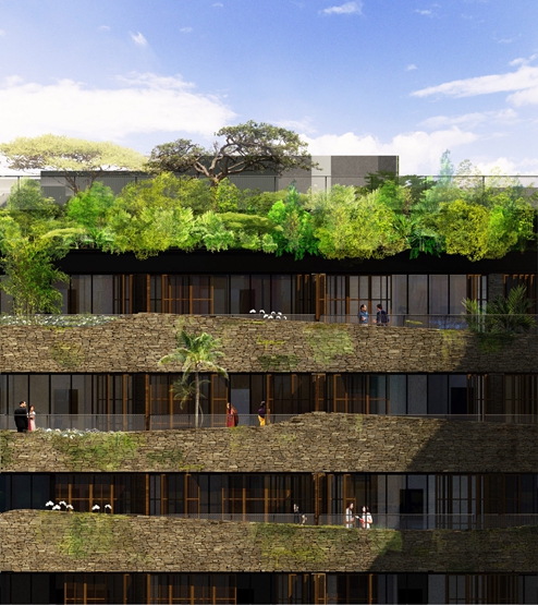 BIM建筑|让·努维尔完成厄瓜多尔“水彩”项目一期工程 BIM建筑|让·努维尔完成厄瓜多尔“水彩”项目一期工程