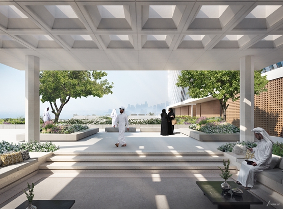 BIM建筑|福斯特在卡塔尔展示四座铝合金摩天大楼 BIM建筑|福斯特在卡塔尔展示四座铝合金摩天大楼
