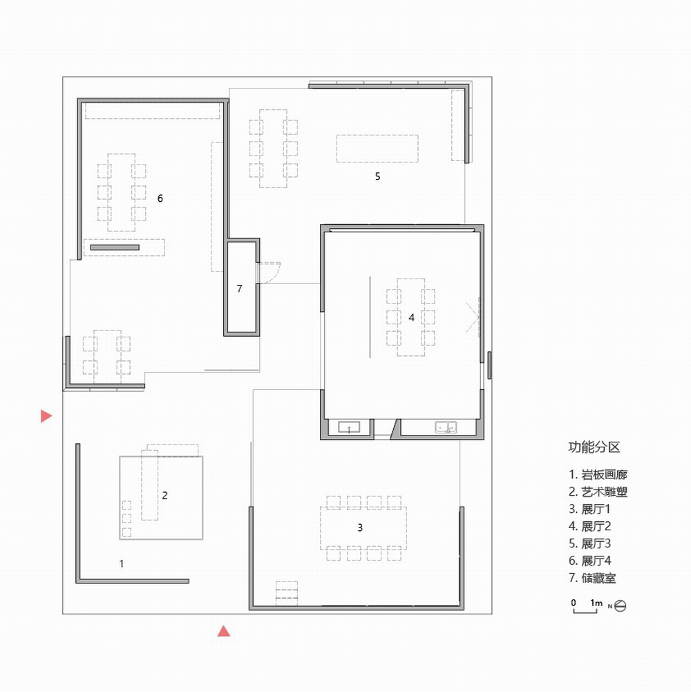 BIM建筑|将至上主义绘画转译成三维空间:层岩叠影展厅/朴居设计研究室 BIM建筑|将至上主义绘画转译成三维空间:层岩叠影展厅/朴居设计研究室