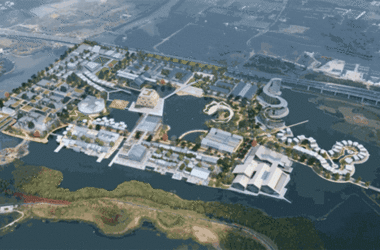 BIM建筑|苏州青苔中日工业设计村,再度打造滨水新地标/SPARK思邦-BIM建筑网