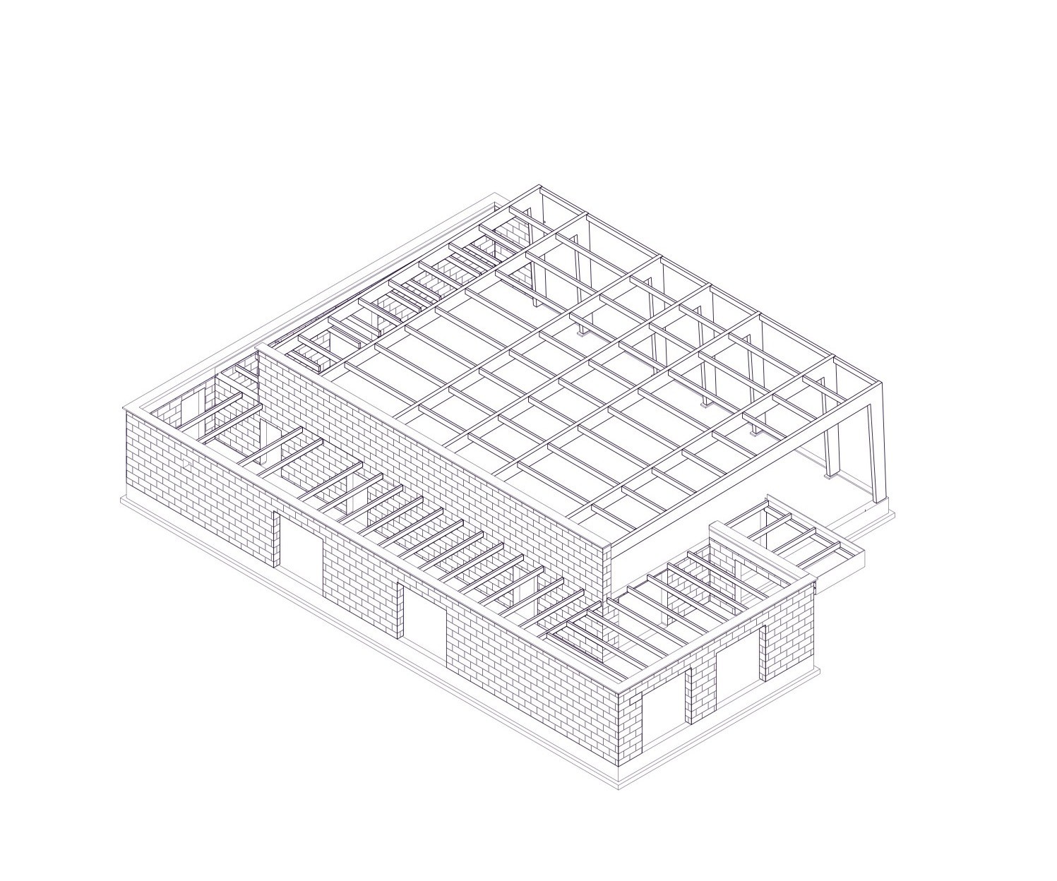 BIM建筑|法国第一座大麻混凝土砌块体育馆/Lemoal Lemoal Architectes BIM建筑|法国第一座大麻混凝土砌块体育馆/Lemoal Lemoal Architectes