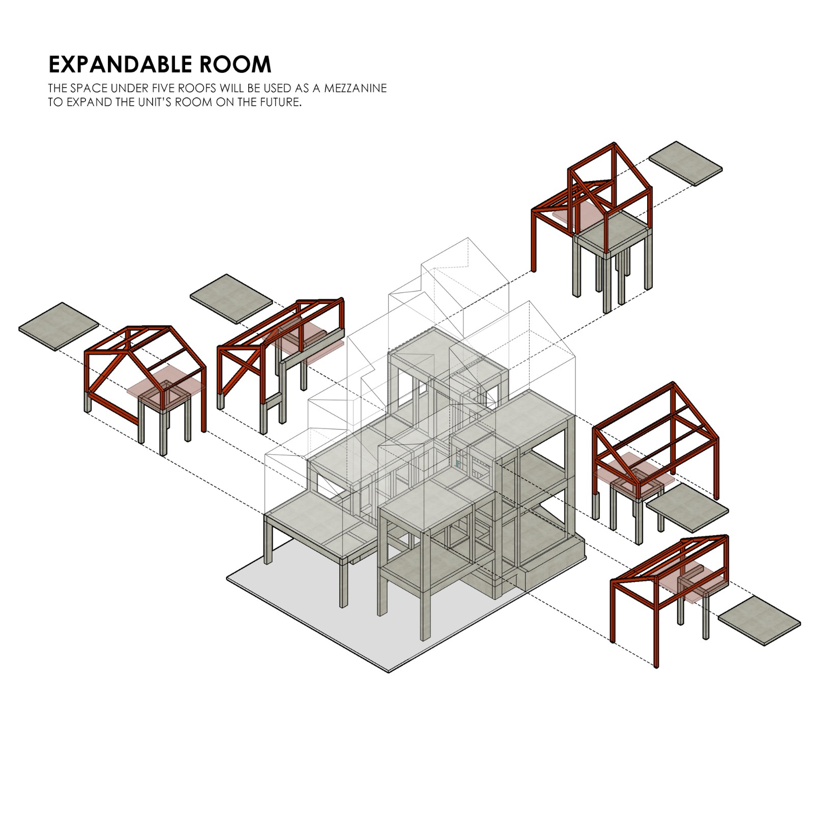 BIM建筑|\'逐步堆叠‘ 红区寄宿公寓 / Ismail Solehudin Architecture BIM建筑|\'逐步堆叠‘ 红区寄宿公寓 / Ismail Solehudin Architecture