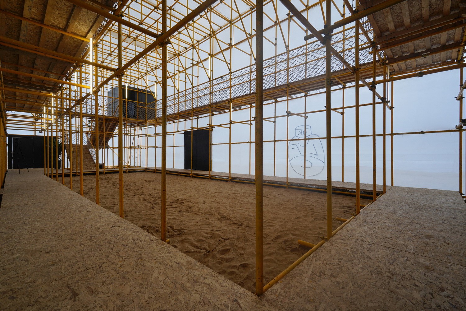 BIM建筑|晃神儿空间—阿那亚戏剧节“候鸟300”海滩临时美术馆/合木建筑工作室 BIM建筑|晃神儿空间—阿那亚戏剧节“候鸟300”海滩临时美术馆/合木建筑工作室