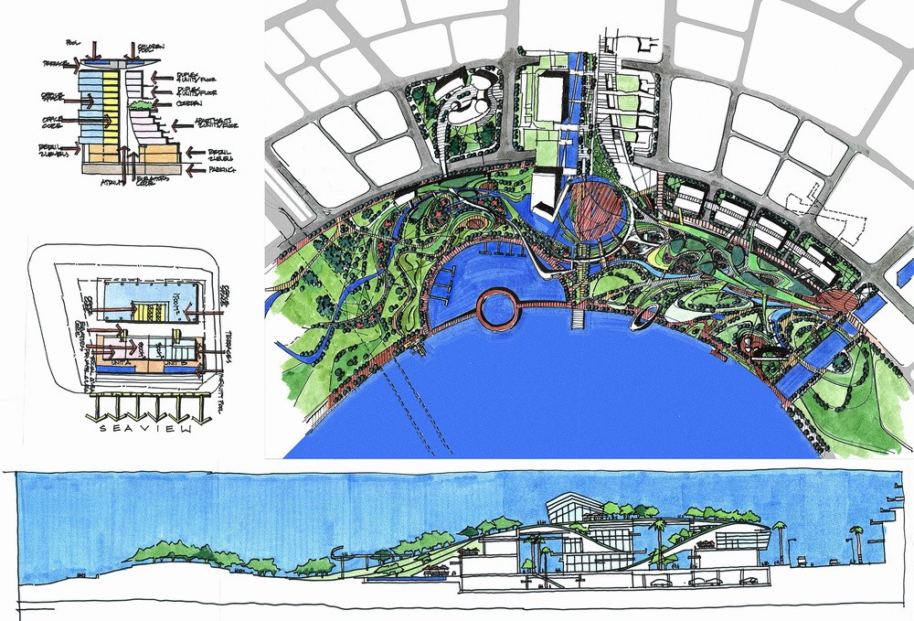 BIM建筑|点亮都市“明珠”:深圳宝安欢乐港湾东岸集群建筑设计 / Laguarda.Low Architects BIM建筑|点亮都市“明珠”:深圳宝安欢乐港湾东岸集群建筑设计 / Laguarda.Low Architects