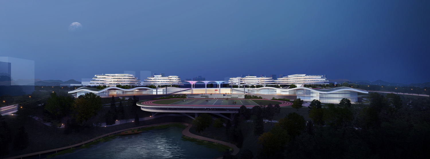 BIM建筑|森林Park+,共享垂直校区 | 重庆柏溪校区九年一贯制学校方案/中机中联工程有限公司 BIM建筑|森林Park+,共享垂直校区 | 重庆柏溪校区九年一贯制学校方案/中机中联工程有限公司
