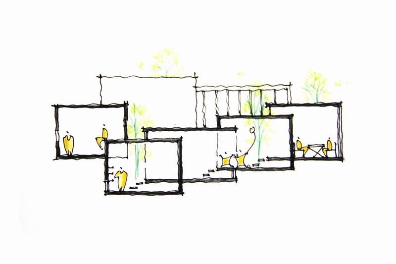 BIM建筑|山涧房 / 来建筑设计工作室 BIM建筑|山涧房 / 来建筑设计工作室