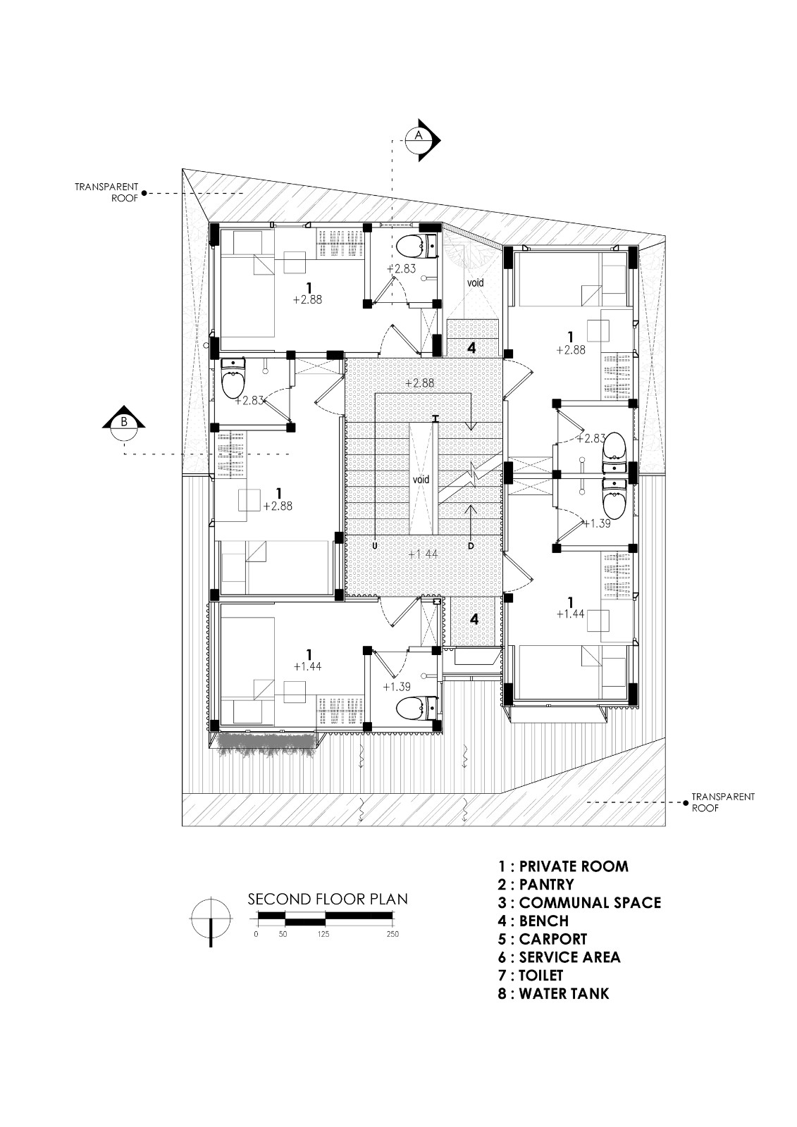 BIM建筑|\'逐步堆叠‘ 红区寄宿公寓 / Ismail Solehudin Architecture BIM建筑|\'逐步堆叠‘ 红区寄宿公寓 / Ismail Solehudin Architecture