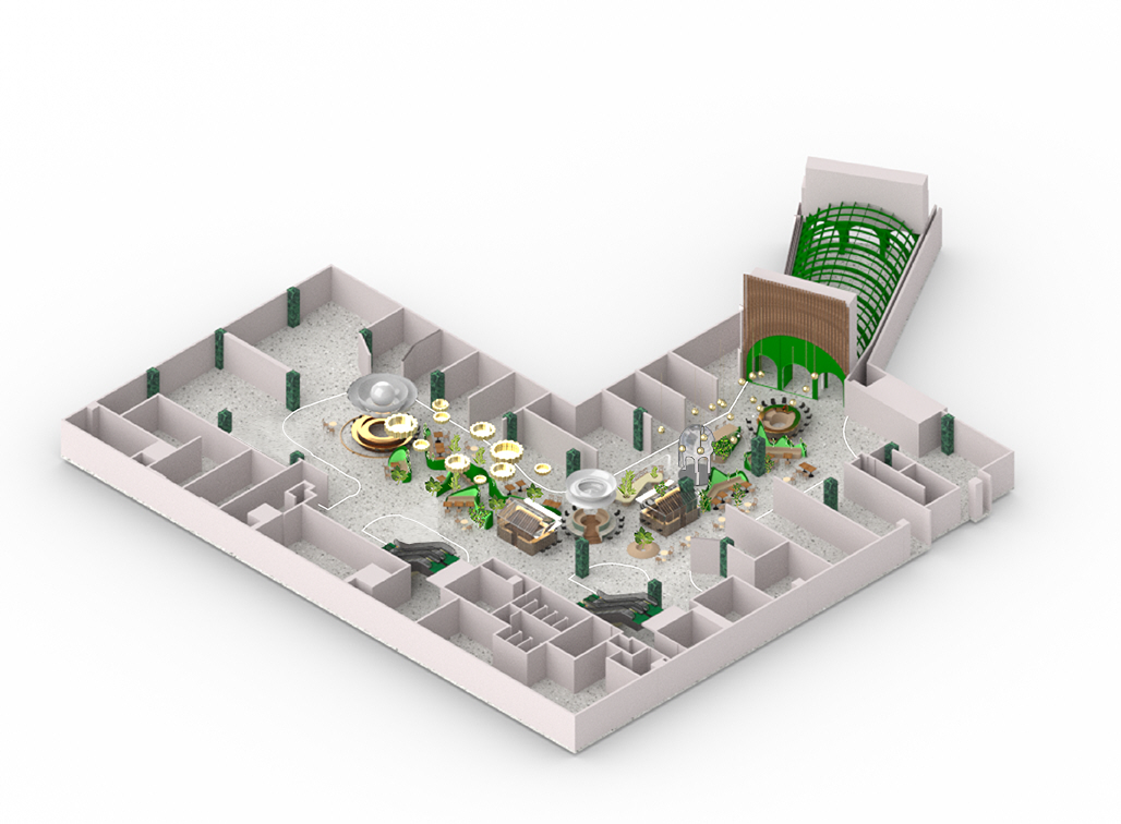 BIM建筑|仅用100万创造出静安嘉里中心Underground Park--飨识里/Wutopia Lab BIM建筑|仅用100万创造出静安嘉里中心Underground Park--飨识里/Wutopia Lab