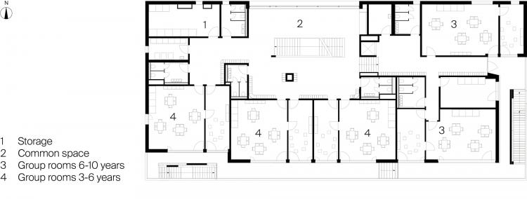 BIM建筑|赫宁格社区幼儿园 / Meixner Schlüter Wendt 建筑鉴赏 第17张-BIM建筑网 BIM建筑|赫宁格社区幼儿园 / Meixner Schlüter Wendt 建筑鉴赏 第17张