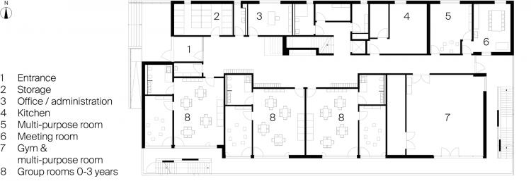 BIM建筑|赫宁格社区幼儿园 / Meixner Schlüter Wendt 建筑鉴赏 第16张-BIM建筑网 BIM建筑|赫宁格社区幼儿园 / Meixner Schlüter Wendt 建筑鉴赏 第16张