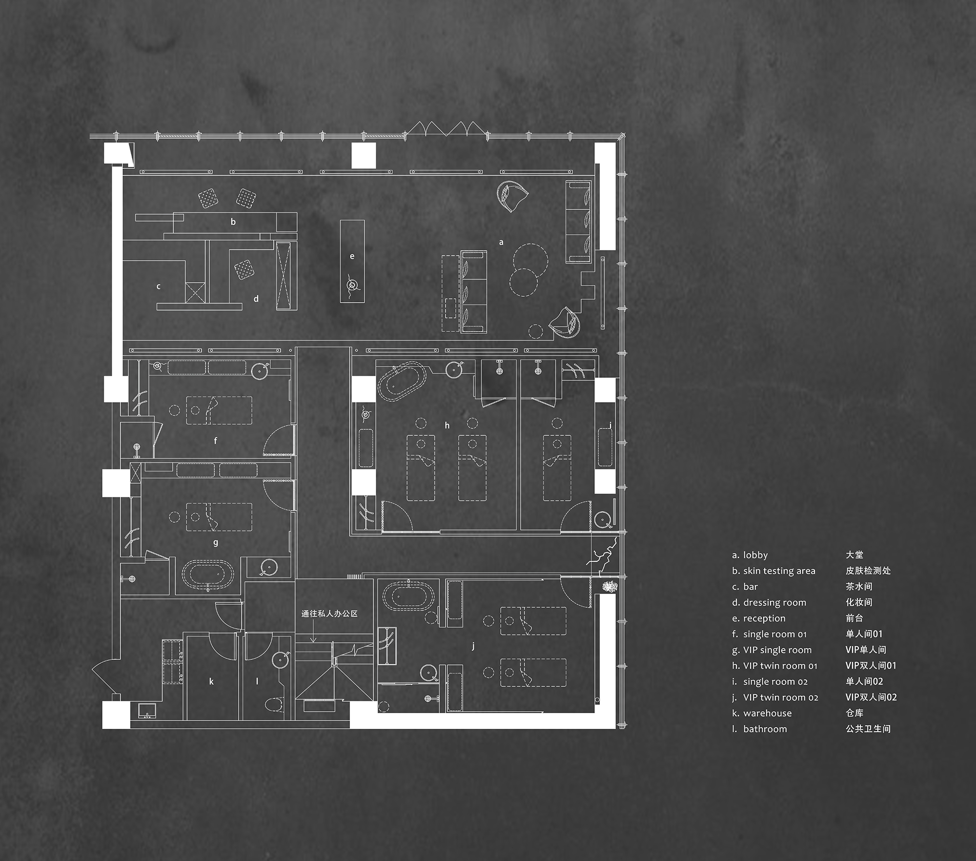 BIM建筑|1987·蘭美容抗衰中心,藏于都市之中的“避世之所”/杭州王韦航室内设计有限公司 BIM建筑|1987·蘭美容抗衰中心,藏于都市之中的“避世之所”/杭州王韦航室内设计有限公司