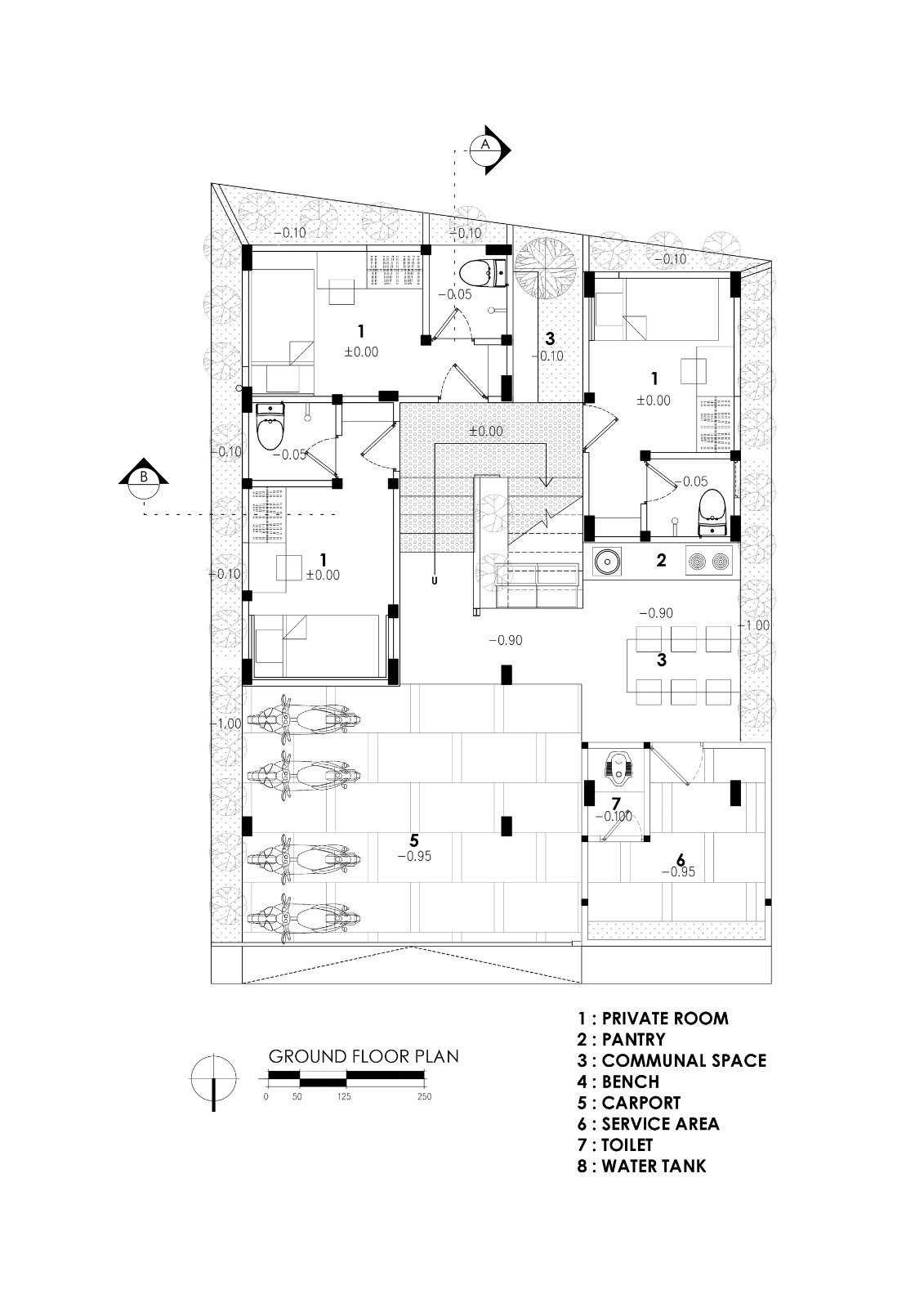 BIM建筑|\'逐步堆叠‘ 红区寄宿公寓 / Ismail Solehudin Architecture BIM建筑|\'逐步堆叠‘ 红区寄宿公寓 / Ismail Solehudin Architecture