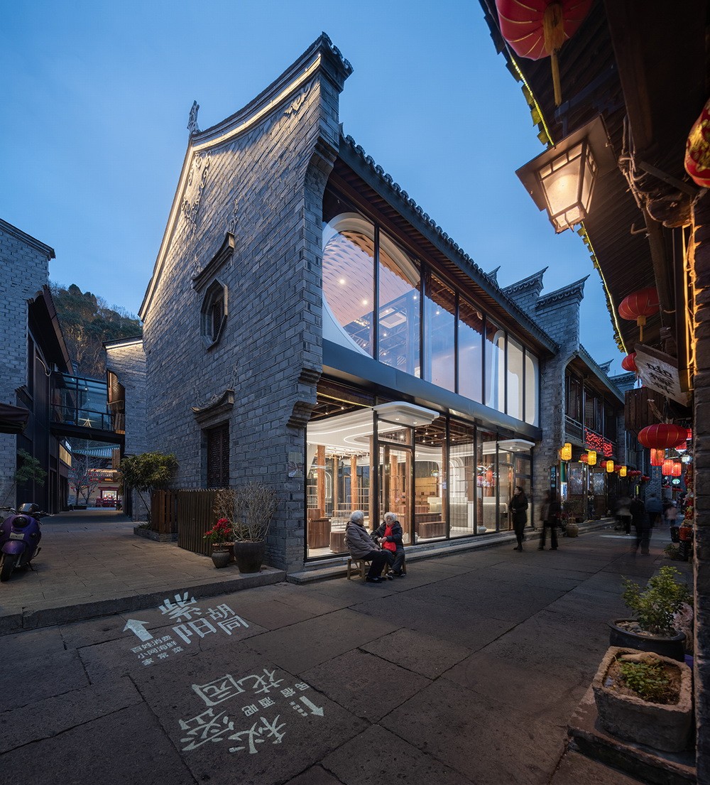 BIM建筑|新零售→古城后“浪”江南赞 /零壹城市 BIM建筑|新零售→古城后“浪”江南赞 /零壹城市