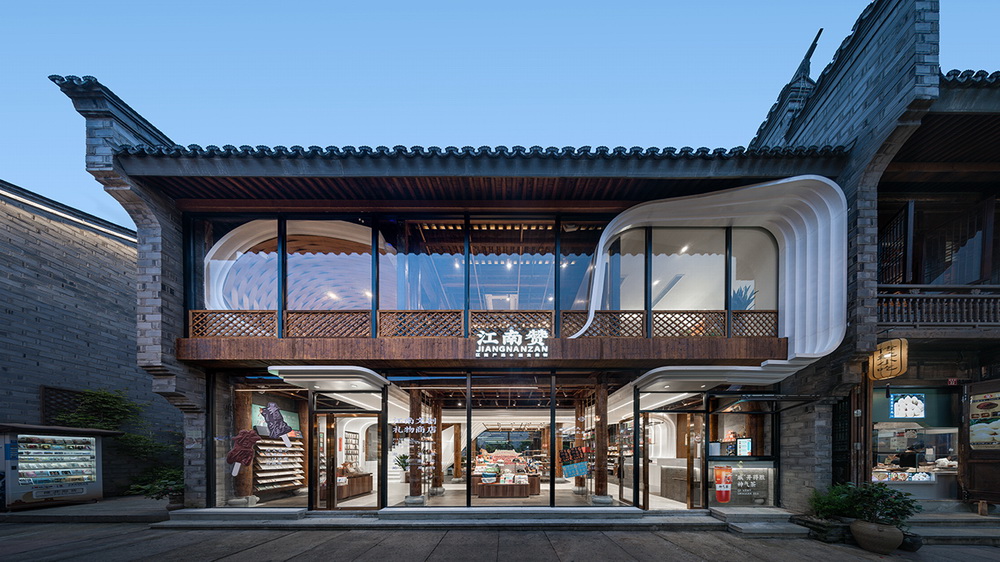 BIM建筑|新零售→古城后“浪”江南赞 /零壹城市 BIM建筑|新零售→古城后“浪”江南赞 /零壹城市