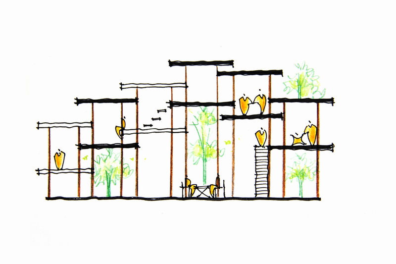 BIM建筑|山涧房 / 来建筑设计工作室 BIM建筑|山涧房 / 来建筑设计工作室