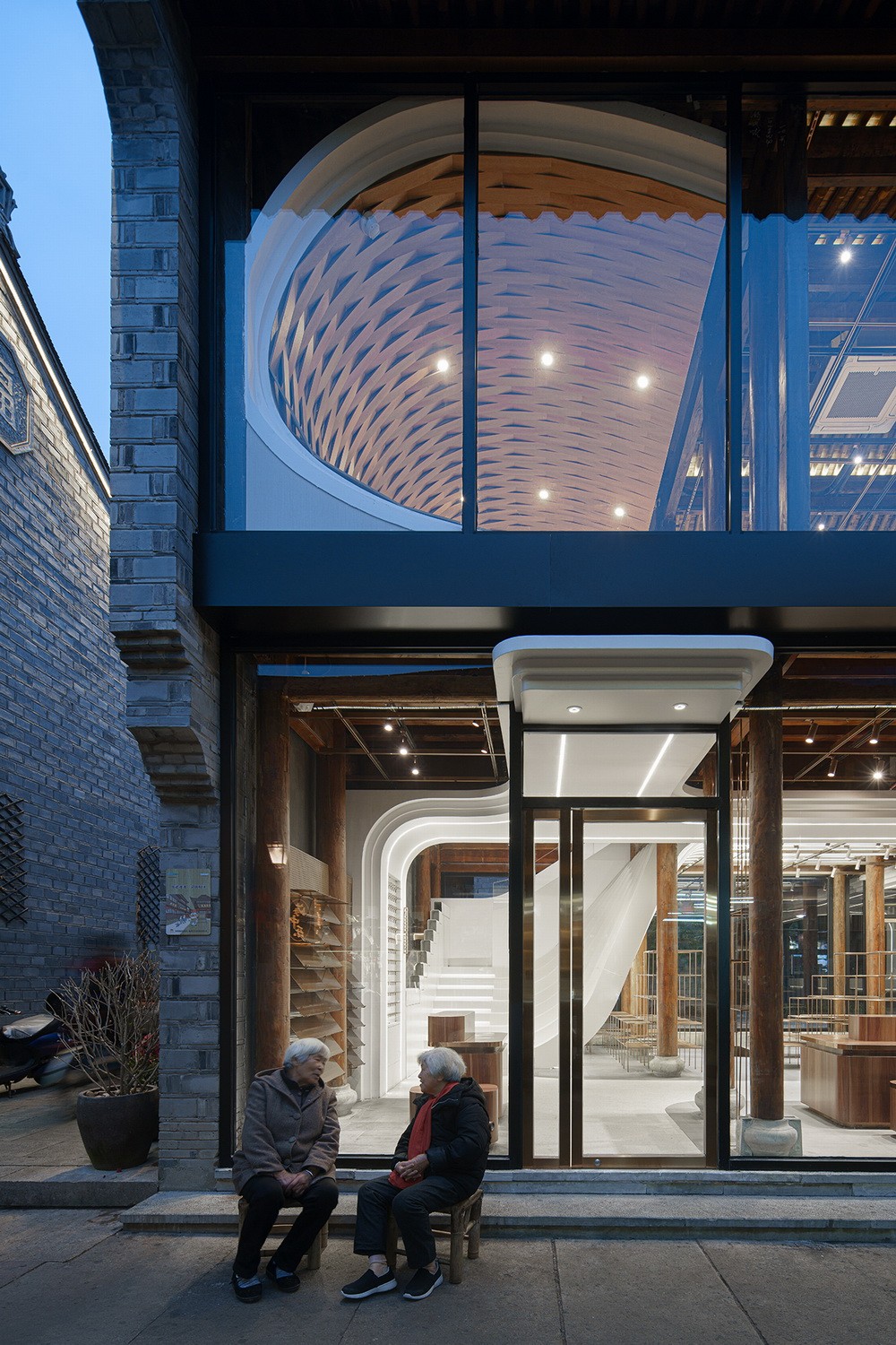 BIM建筑|新零售→古城后“浪”江南赞 /零壹城市 BIM建筑|新零售→古城后“浪”江南赞 /零壹城市