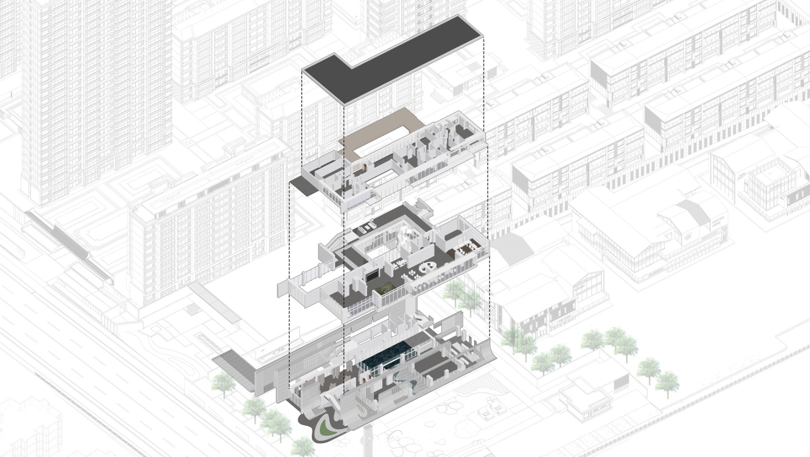 BIM建筑|美的禹洲·大河艺术馆/ PTA上海柏涛 BIM建筑|美的禹洲·大河艺术馆/ PTA上海柏涛