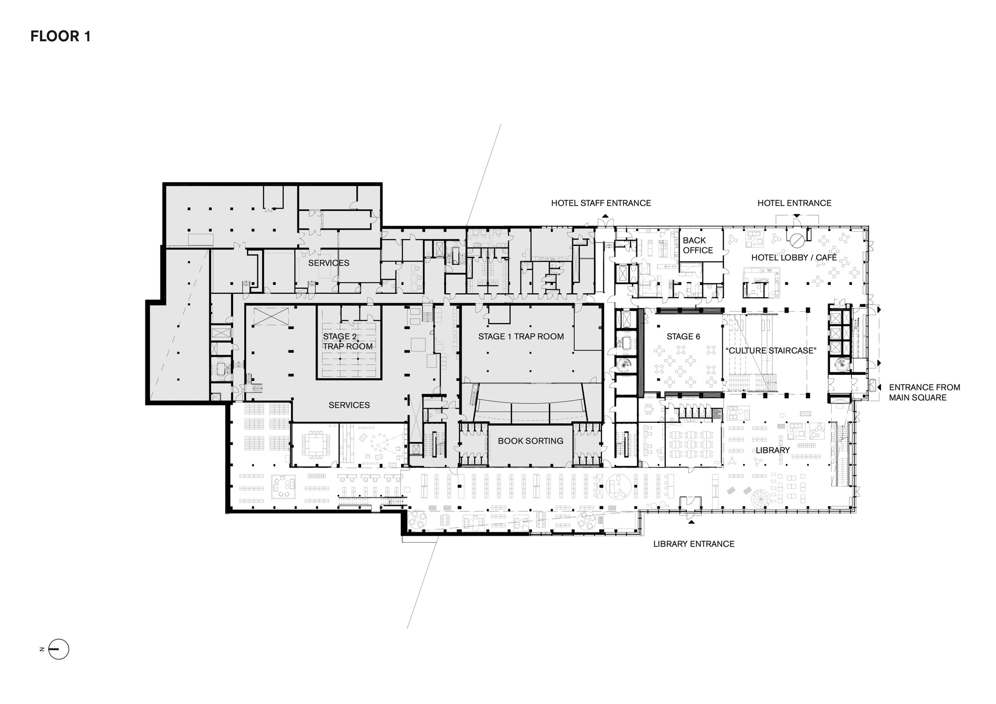 BIM建筑|Sara Kulturhus中心 / White Arkitekter BIM建筑|Sara Kulturhus中心 / White Arkitekter
