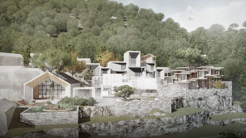 BIM建筑|山涧房 / 来建筑设计工作室 BIM建筑|山涧房 / 来建筑设计工作室