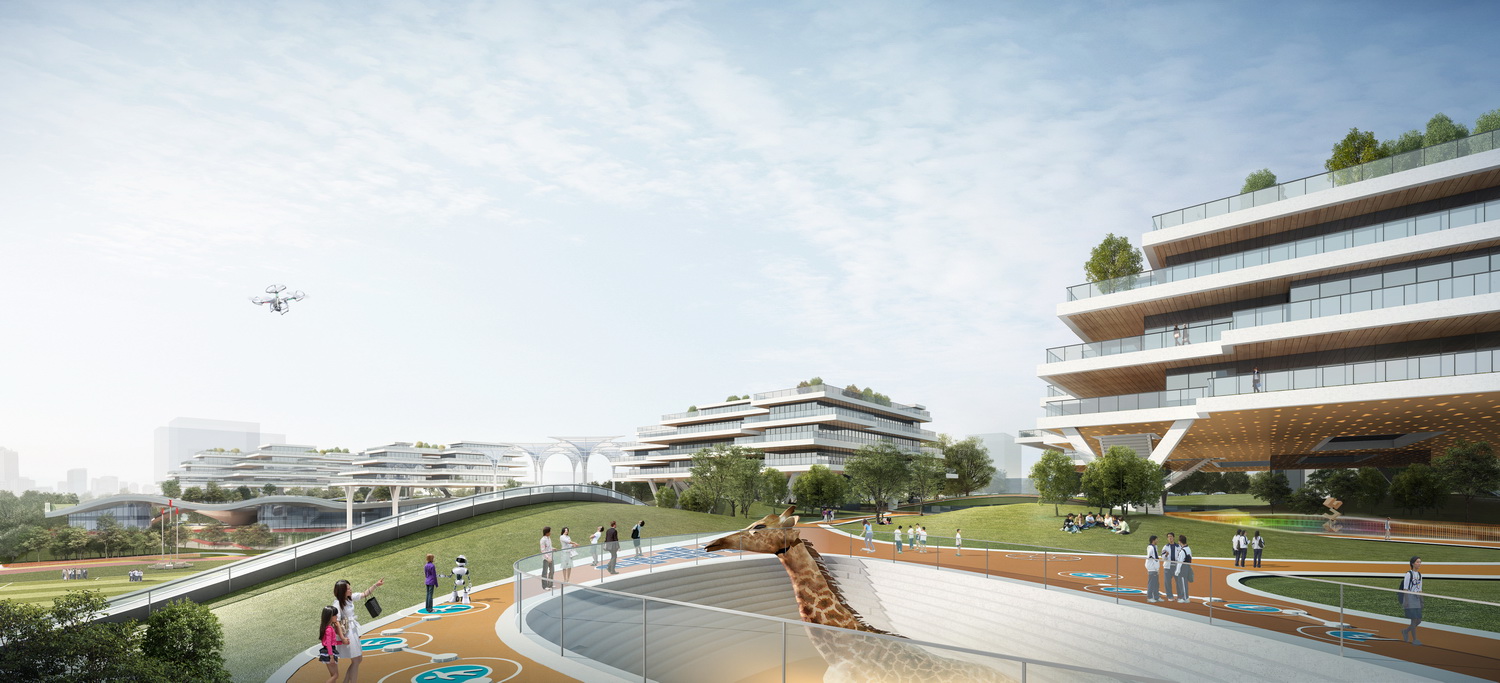 BIM建筑|森林Park+,共享垂直校区 | 重庆柏溪校区九年一贯制学校方案/中机中联工程有限公司 BIM建筑|森林Park+,共享垂直校区 | 重庆柏溪校区九年一贯制学校方案/中机中联工程有限公司