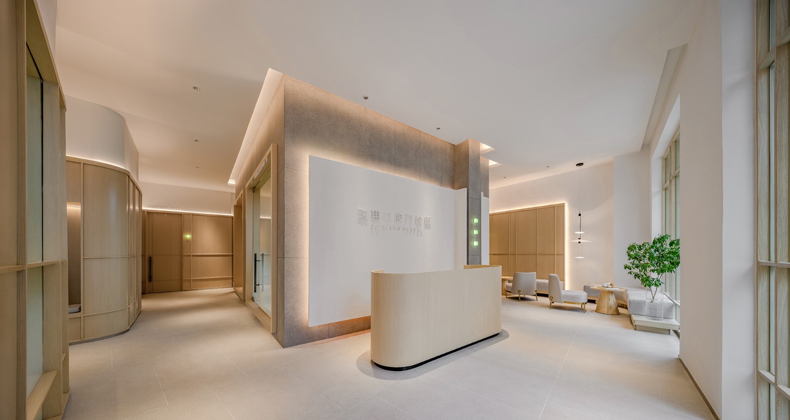 BIM建筑|瑞翔口腔,一间轻松又宁静的诊所/王韦航室内设计 BIM建筑|瑞翔口腔,一间轻松又宁静的诊所/王韦航室内设计
