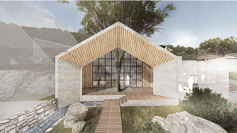 BIM建筑|山涧房 / 来建筑设计工作室 BIM建筑|山涧房 / 来建筑设计工作室