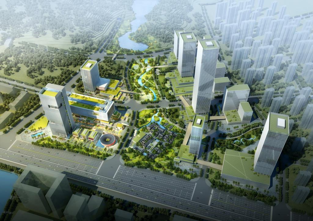 BIM建筑|珠海格力三溪科创小镇首期建设项目设计 / 深圳市建筑设计研究总院有限公司 BIM建筑|珠海格力三溪科创小镇首期建设项目设计 / 深圳市建筑设计研究总院有限公司