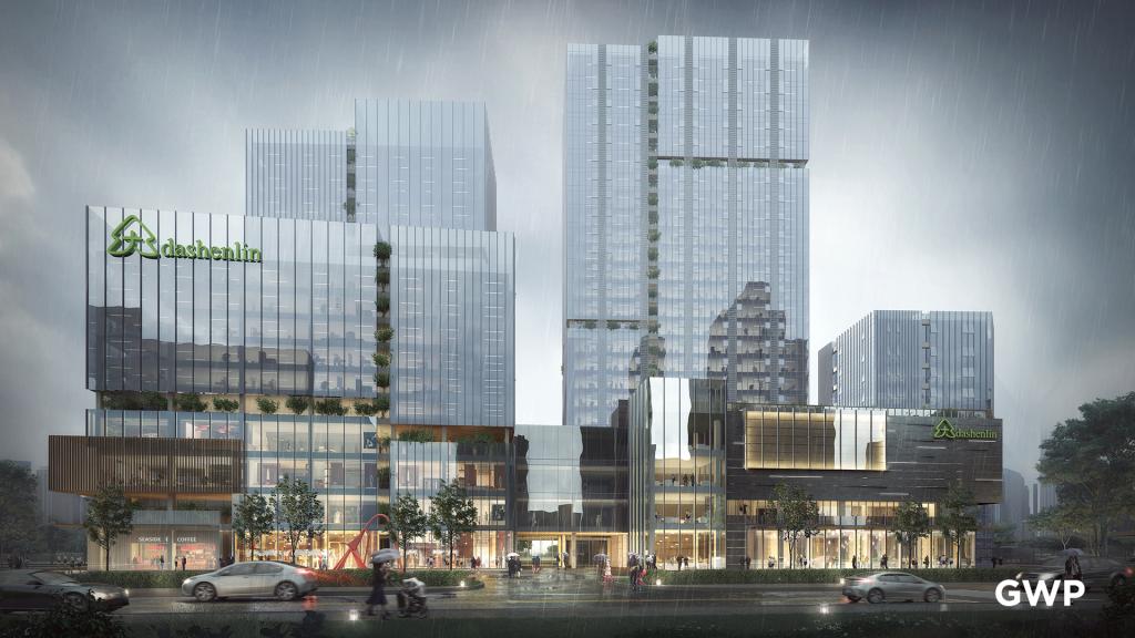 BIM建筑|大参林医药集团荔湾运营中心 / GWP BIM建筑|大参林医药集团荔湾运营中心 / GWP